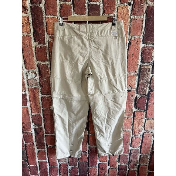 Columbia Womens Khaki Outdoor Hiking Convertible Pants Size 10 - Picture 2 of 3